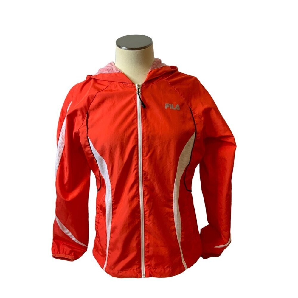 Fila Sport Women’s windbreaker orang/white size med